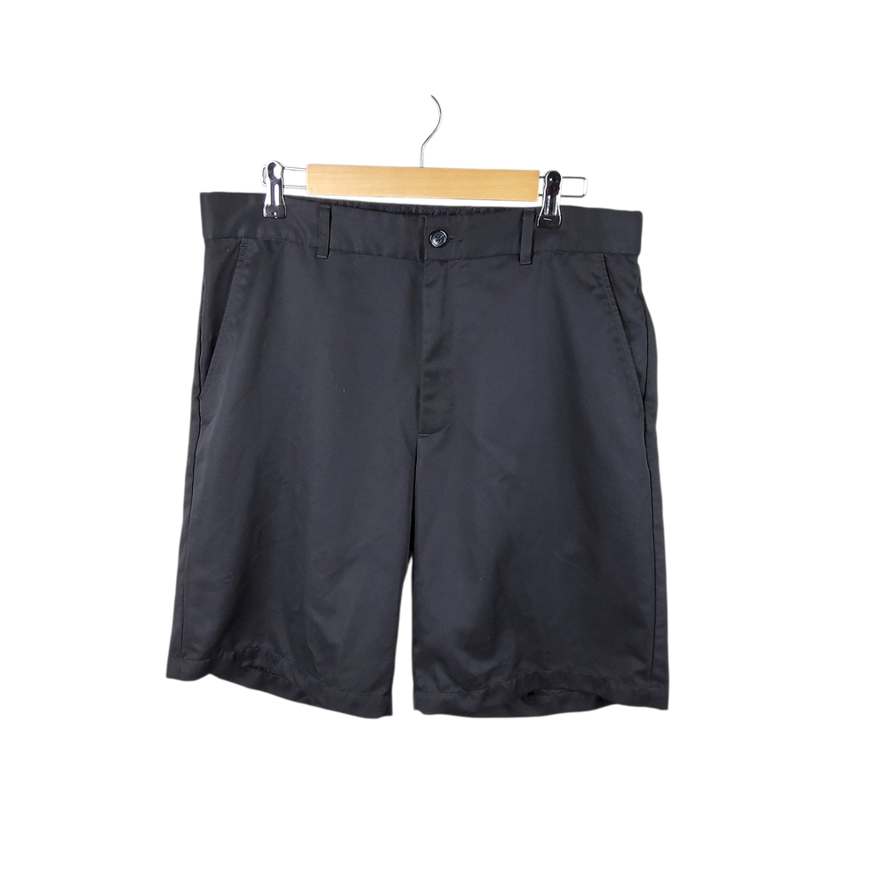 Greg Norman Collection Black Flat Front Shorts